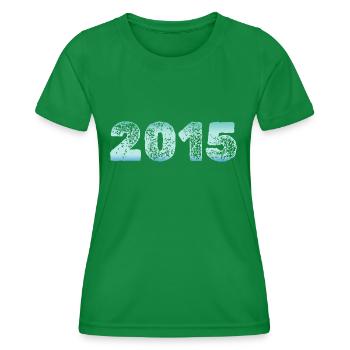 Glace 2015 - T-shirt sport Femme - vert - Devant - AI Model Female 172 dark (172cm)