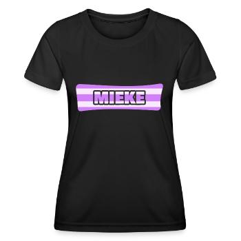 Hochzeit Mieke - Frauen Funktions-T-Shirt - Schwarz - Vorne - AI Model Female 172 light (172cm)