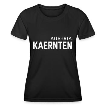 Autriche Carinthie Autriche Autriche - T-shirt sport Femme - noir - Devant - AI Model Female 172 light (172cm)