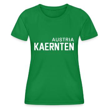 Austria Carinthia Austria Austria - Women's Functional T-Shirt - kelly green - Front - AI Model Female 172 dark (172cm)