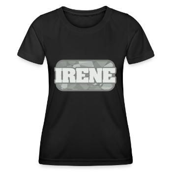 Irene als Gesundheit - Frauen Funktions-T-Shirt - Schwarz - Vorne - AI Model Female 172 light (172cm)