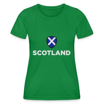 Drapeau national d'Ecosse - T-shirt sport Femme - vert - Devant - AI Model Female 172 dark (172cm)