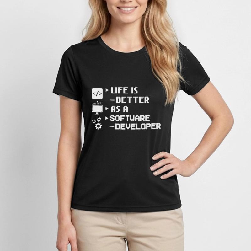 Software Development Software Developer Developer Women's Functional T-Shirt