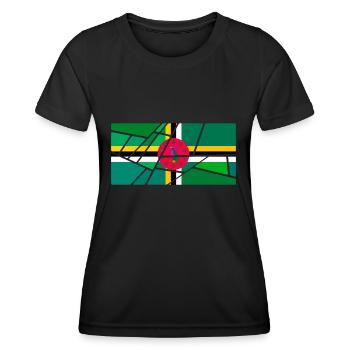 First name Dominica - Women's Functional T-Shirt - black - Front - AI Model Female 172 light (172cm)