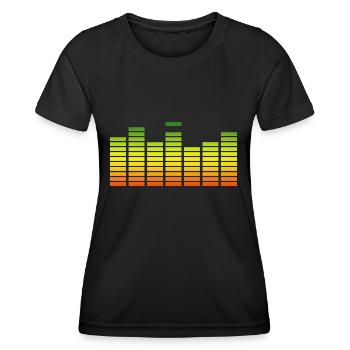 Reggae Musik Rastafari Jamaika - Frauen Funktions-T-Shirt - Schwarz - Vorne - AI Model Female 172 light (172cm)