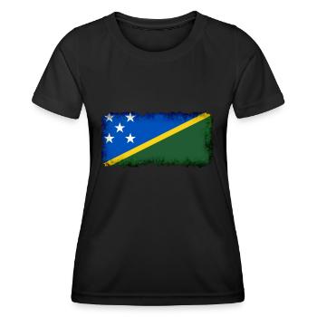 Solomon Islands - Women's Functional T-Shirt - black - Front - AI Model Female 172 light (172cm)