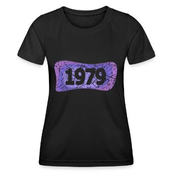 1979 - Women's Functional T-Shirt - black - Front - AI Model Female 172 light (172cm)