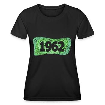 1962 - Women's Functional T-Shirt - black - Front - AI Model Female 172 light (172cm)