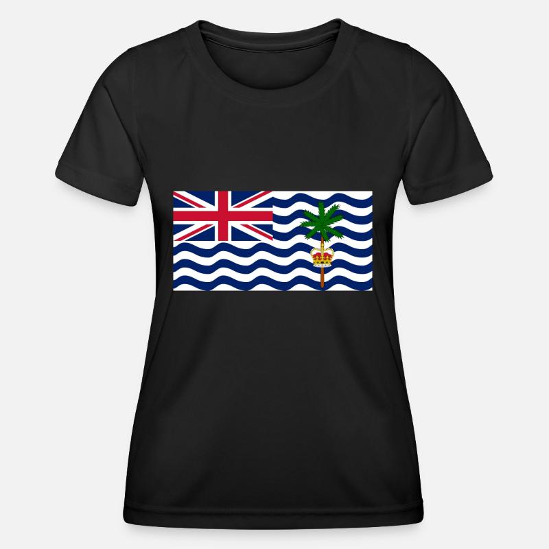 British Indian Ocean Territory - Women's Functional T-Shirt - black