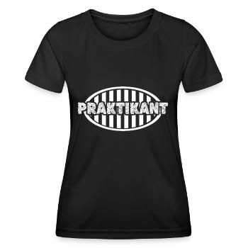 Intern as a job - Women's Functional T-Shirt - black - Front - AI Model Female 172 light (172cm)