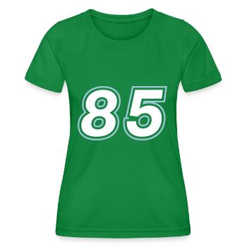 85 nombre symbole - T-shirt sport Femme - vert - Devant - AI Model Female 172 dark (172cm)