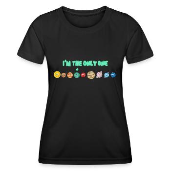 No second earth - Women's Functional T-Shirt - black - Front - AI Model Female 172 light (172cm)