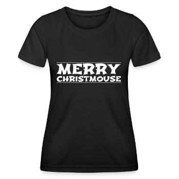 come clipart funny gym all well be okay - Women's Functional T-Shirt - black - Front - AI Model Female 172 light (172cm)