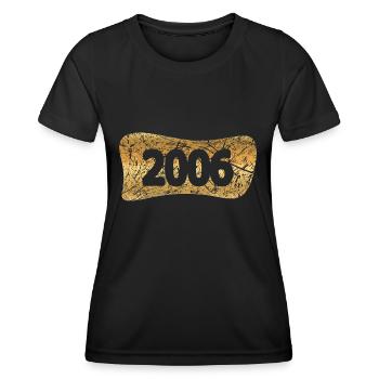 2006 - T-shirt sport Femme - noir - Devant - AI Model Female 172 light (172cm)
