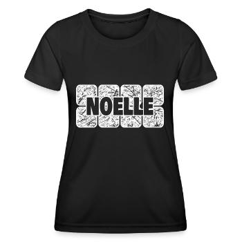 Bébé Noëlle - T-shirt sport Femme - noir - Devant - AI Model Female 172 light (172cm)