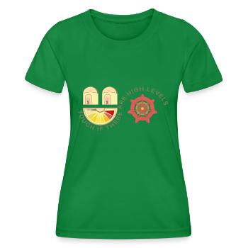 BONNE FACE - T-shirt sport Femme - vert - Devant - AI Model Female 172 dark (172cm)