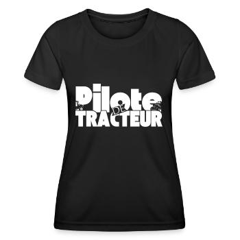 Tractor Driver - Women's Functional T-Shirt - black - Front - AI Model Female 172 light (172cm)