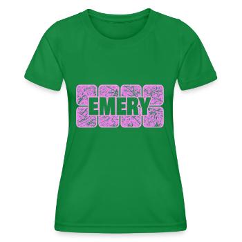 Wife Emery - Women's Functional T-Shirt - kelly green - Front - AI Model Female 172 dark (172cm)