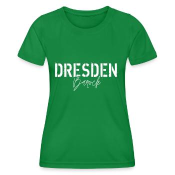 Dresden Barock - T-shirt sport Femme - vert - Devant - AI Model Female 172 dark (172cm)
