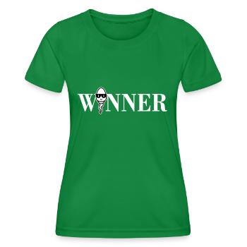 Winner Spermien - Frauen Funktions-T-Shirt - Kelly Green - Vorne - AI Model Female 172 dark (172cm)