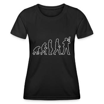 Jardinier Cadeau Hobby Jardinier Verger - T-shirt sport Femme - noir - Devant - AI Model Female 172 light (172cm)