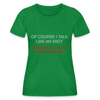 BIEN SÛR - T-shirt sport Femme - vert - Devant - AI Model Female 172 dark (172cm)
