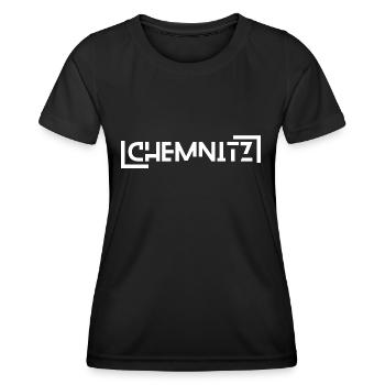 Chemnitz - T-shirt sport Femme - noir - Devant - AI Model Female 172 light (172cm)