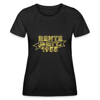 1955 1955 - Frauen Funktions-T-Shirt - Schwarz - Vorne - AI Model Female 172 light (172cm)
