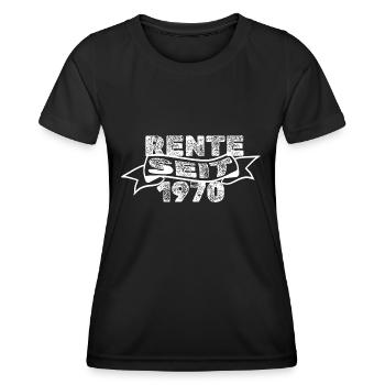 Retirement 1970 - Women's Functional T-Shirt - black - Front - AI Model Female 172 light (172cm)