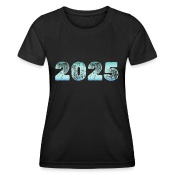 Ice 2025 - Frauen Funktions-T-Shirt - Schwarz - Vorne - AI Model Female 172 light (172cm)
