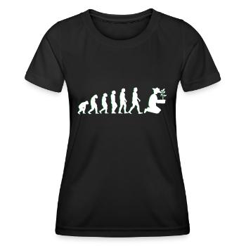 Gärtner Gartenbau Landschaftsbau - Frauen Funktions-T-Shirt - Schwarz - Vorne - AI Model Female 172 light (172cm)