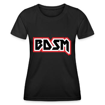 BDSM-Datei - Frauen Funktions-T-Shirt - Schwarz - Vorne - AI Model Female 172 light (172cm)