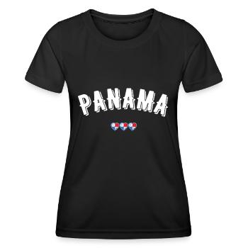 Panama - Frauen Funktions-T-Shirt - Schwarz - Vorne - AI Model Female 172 light (172cm)