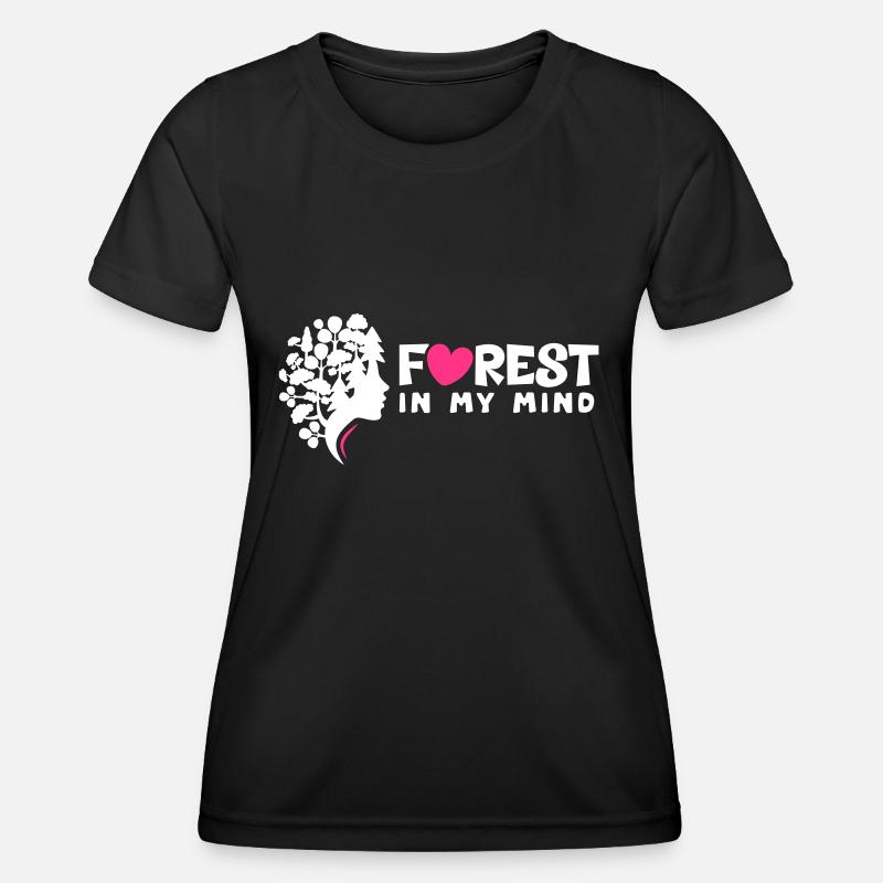 Forestkopf - Women's Functional T-Shirt - black