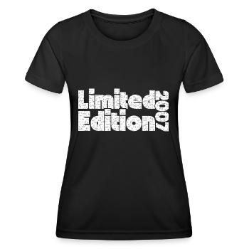 Limitierte Auflage 2007 - Frauen Funktions-T-Shirt - Schwarz - Vorne - AI Model Female 172 light (172cm)