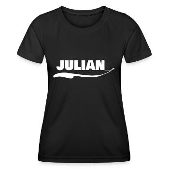 Gift for Julian - Women's Functional T-Shirt - black - Front - AI Model Female 172 light (172cm)