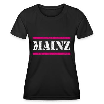 Mayence Vintage - T-shirt sport Femme - noir - Devant - AI Model Female 172 light (172cm)