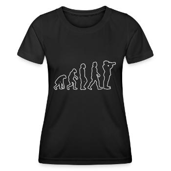 Photographe drôle Photographier Photographes Photographes - T-shirt sport Femme - noir - Devant - AI Model Female 172 light (172cm)
