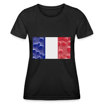 Martinique - T-shirt sport Femme - noir - Devant - AI Model Female 172 light (172cm)