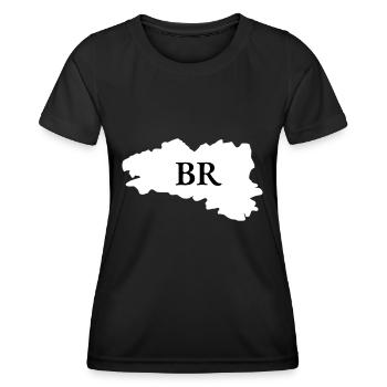 Brittany Bretons Bretons I love brittany breizh - Women's Functional T-Shirt - black - Front - AI Model Female 172 light (172cm)