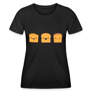 Tartine - T-shirt sport Femme - noir - Devant - AI Model Female 172 light (172cm)