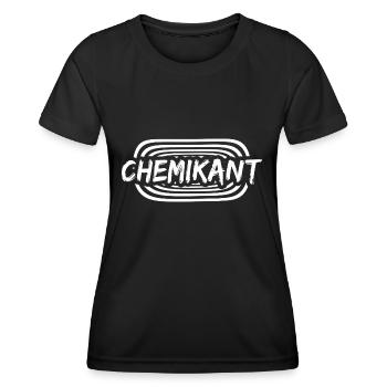 Geschenk für Chemikant - Frauen Funktions-T-Shirt - Schwarz - Vorne - AI Model Female 172 light (172cm)