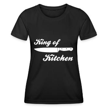 Chef & Kitchen Hobby Cook Gifts - Women's Functional T-Shirt - black - Front - AI Model Female 172 light (172cm)