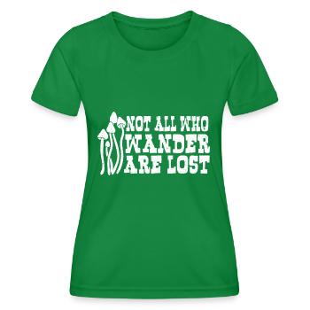 Cueilleur de champignons de champignons Cueilleur de champignons - T-shirt sport Femme - vert - Devant - AI Model Female 172 dark (172cm)