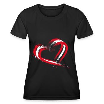 Peru - Frauen Funktions-T-Shirt - Schwarz - Vorne - AI Model Female 172 light (172cm)