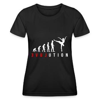 Geschenk für Ballerina Mädchen oder Frau in Ballet - Frauen Funktions-T-Shirt - Schwarz - Vorne - AI Model Female 172 light (172cm)