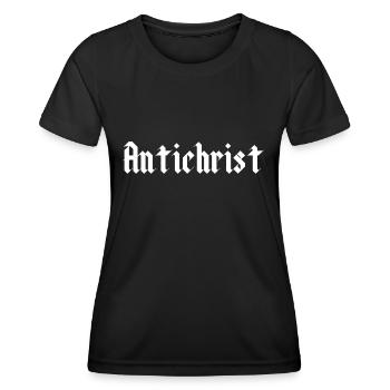 ANTICHRIST Superstar Occult Satan Paganisme Gothique - T-shirt sport Femme - noir - Devant - AI Model Female 172 light (172cm)