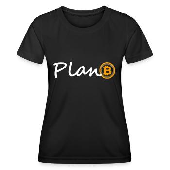 plan b - Frauen Funktions-T-Shirt - Schwarz - Vorne - AI Model Female 172 light (172cm)