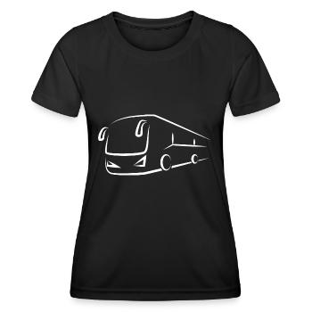 Bus Bus Bus School Bus Bus - Women's Functional T-Shirt - black - Front - AI Model Female 172 light (172cm)