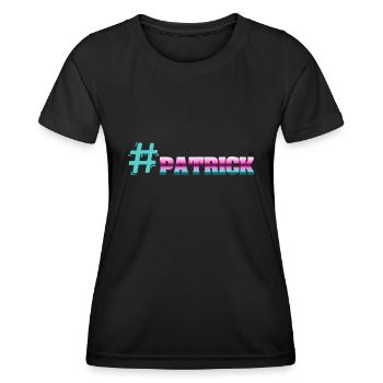 Patrick - Women's Functional T-Shirt - black - Front - AI Model Female 172 light (172cm)